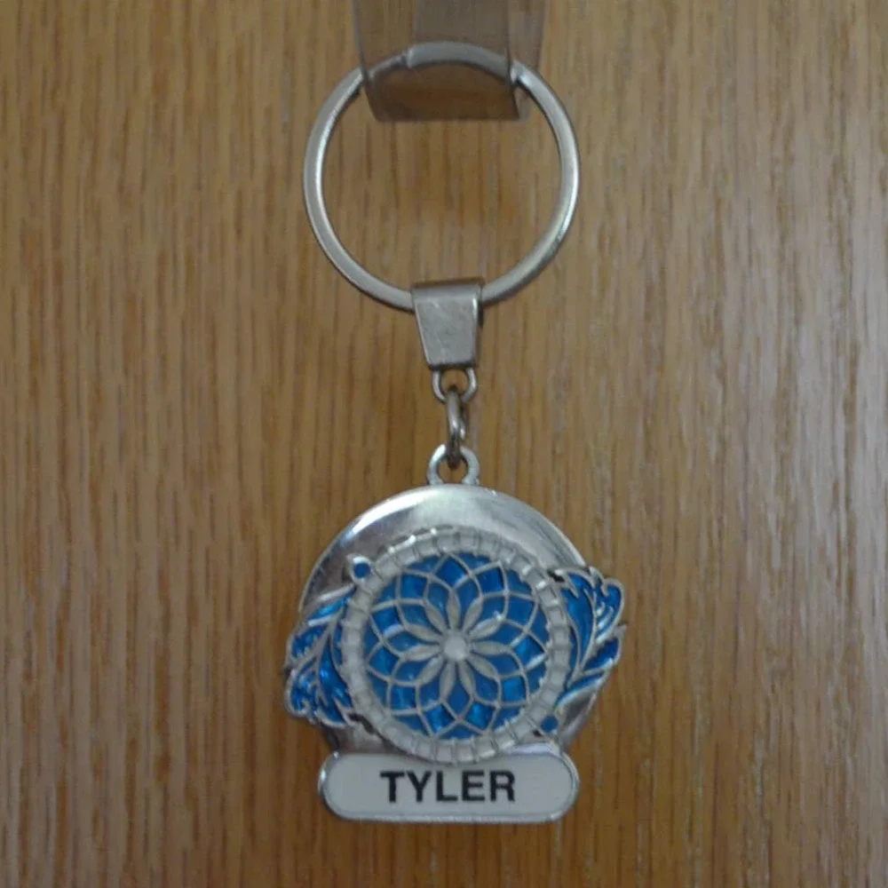 Vtg Tyler Enamel Spinning Keychain Personalized Key Chain Grand Canyon West